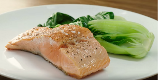 Perfect crispy skin salmon