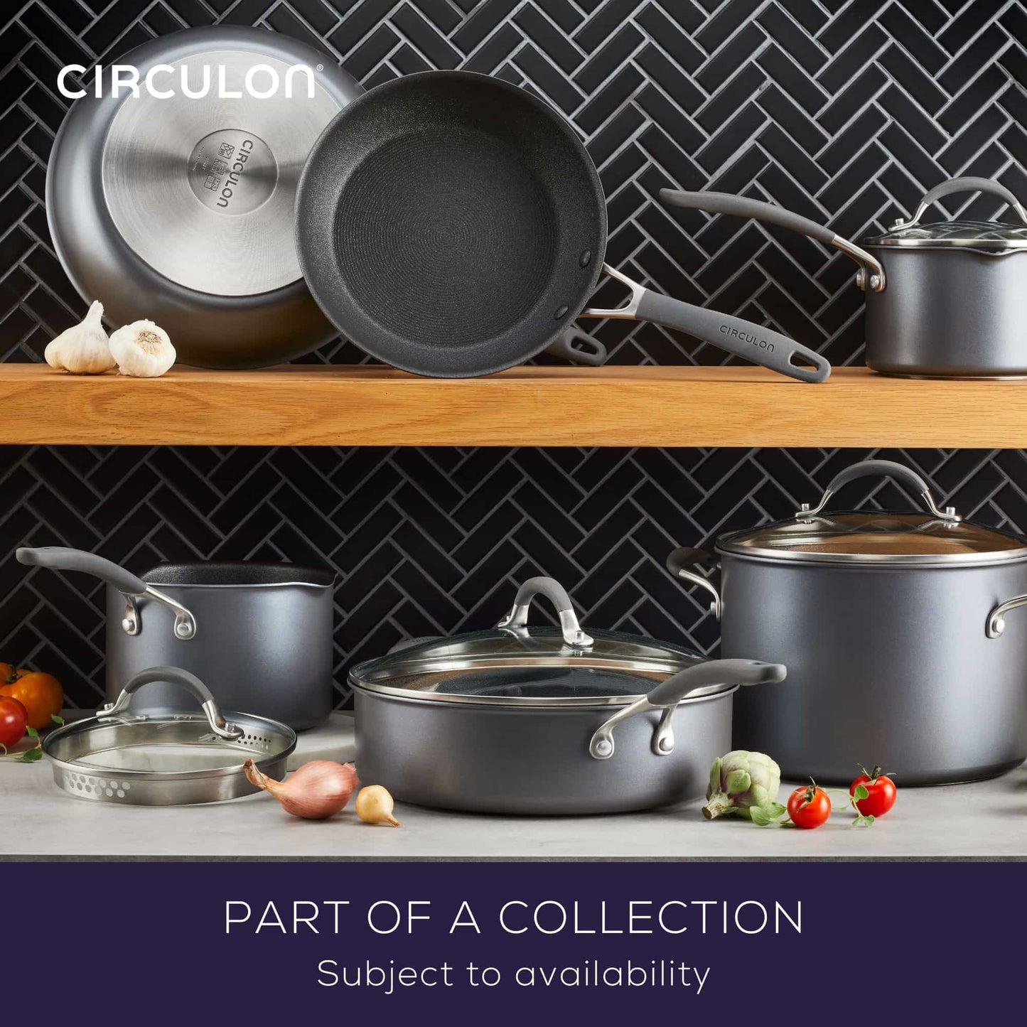 Circulon ScratchDefense A1 Nonstick Induction 9 Piece Cookware Set