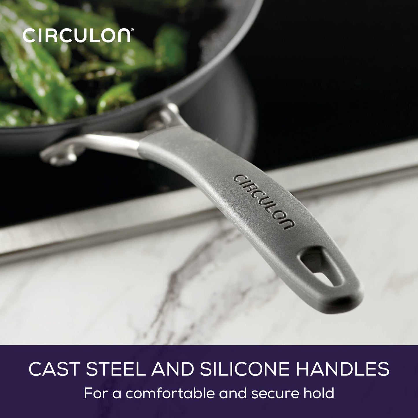 Circulon ScratchDefense A1 Nonstick Induction 9 Piece Cookware Set