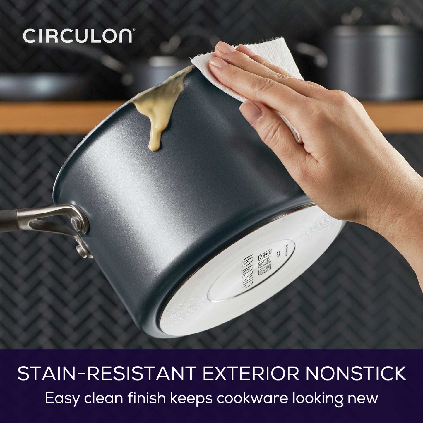 Circulon ScratchDefense A1 Nonstick Induction 9 Piece Cookware Set