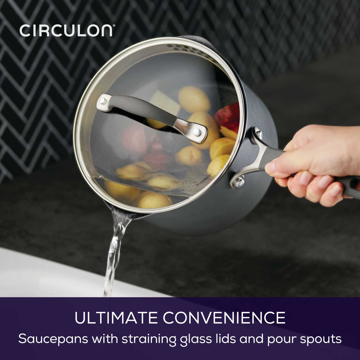 Circulon ScratchDefense A1 Nonstick Induction 9 Piece Cookware Set