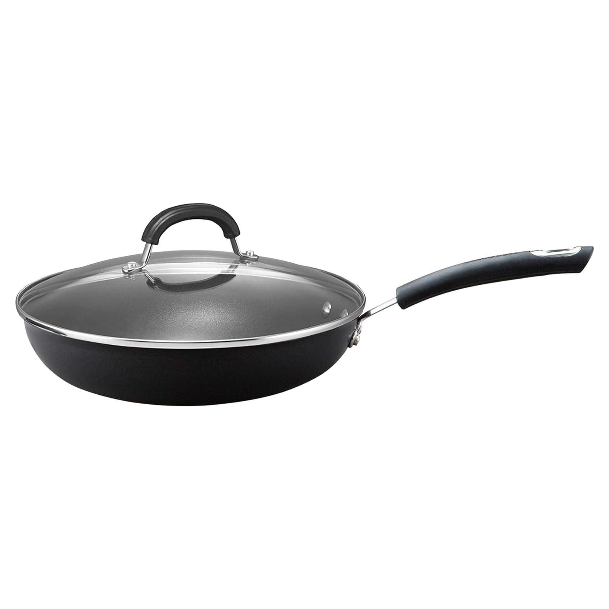 Covered skillet on sale